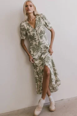 Bohme Lia Floral Midi Dress in
