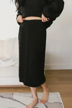 Bohme Lilly Cable Knit Skirt in