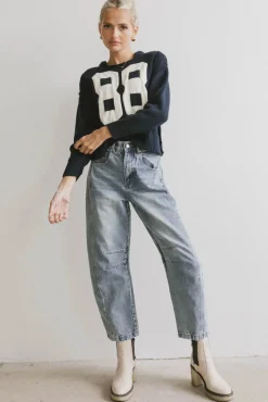 Bohme Lisette Barrel Jean in Medium Wash