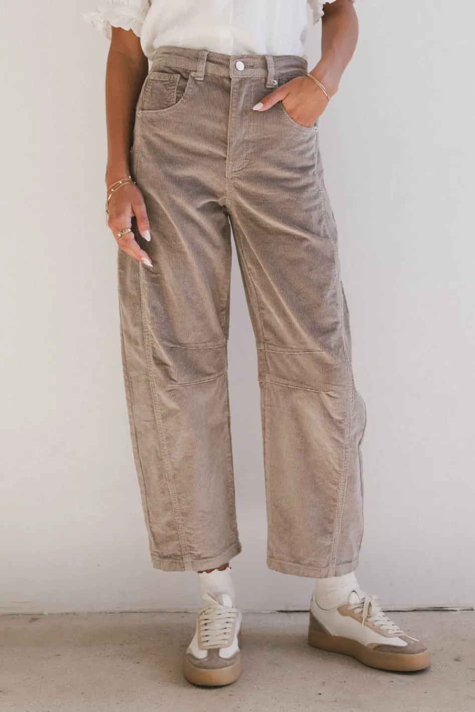 Bohme Lisette Barrel Jean in Courduroy