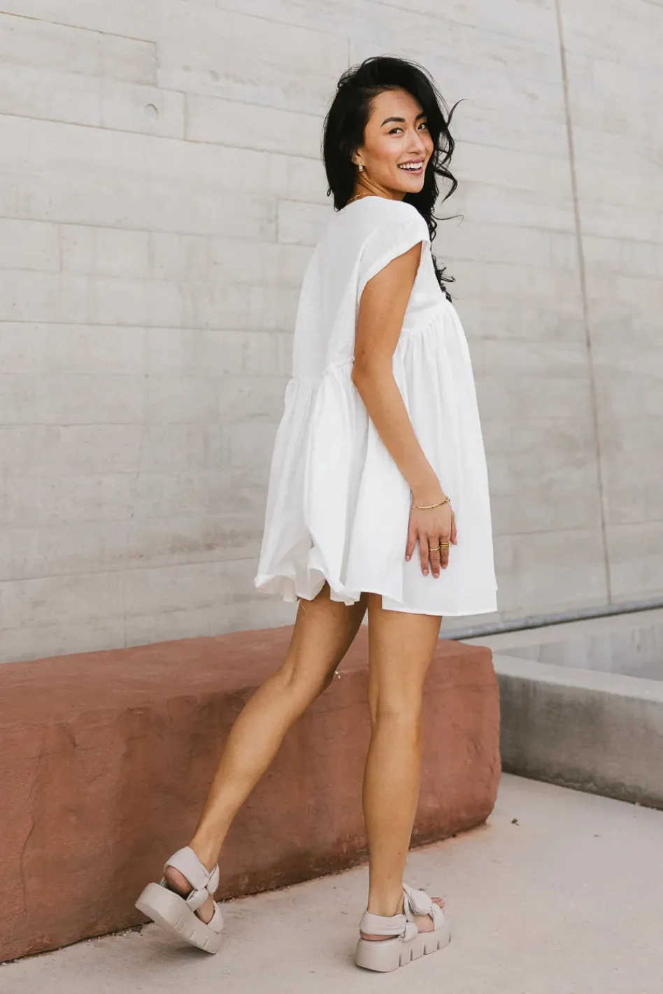 Bohme Livia Contrast Mini Dress in - FINAL SALE