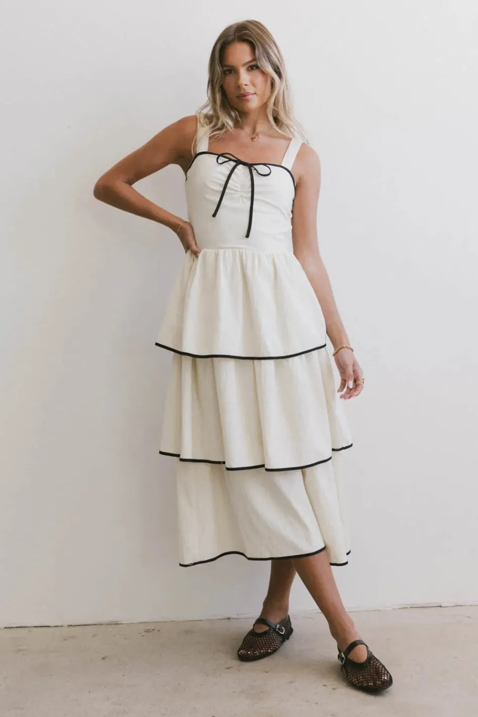 Bohme Liza Contrast Trim Dress in