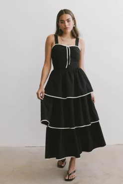 Bohme Liza Contrast Trim Dress in