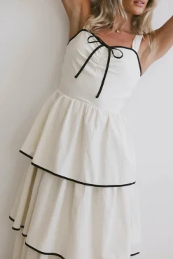 Bohme Liza Contrast Trim Dress in
