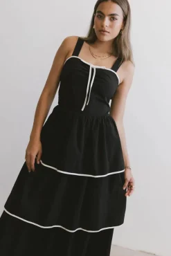 Bohme Liza Contrast Trim Dress in