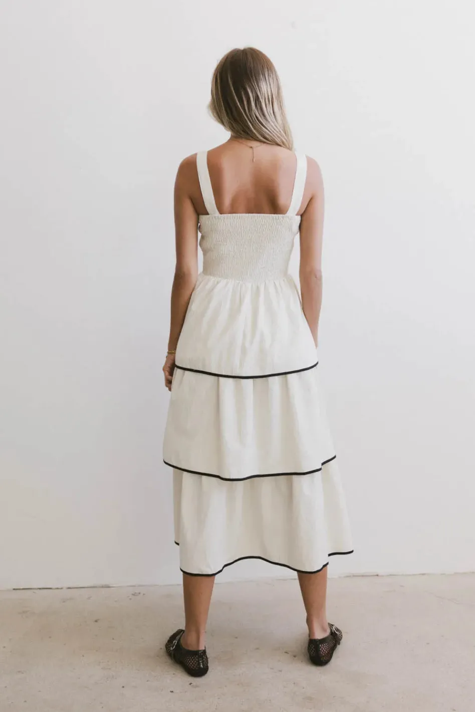Bohme Liza Contrast Trim Dress in