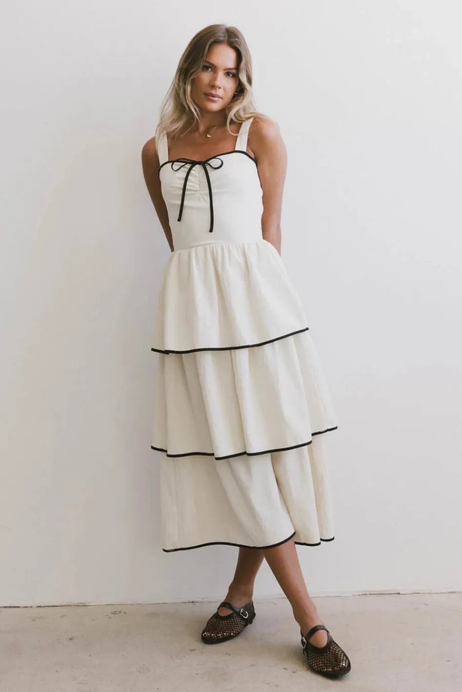 Bohme Liza Contrast Trim Dress in