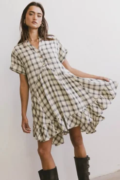 Bohme Loli Plaid Mini Dress