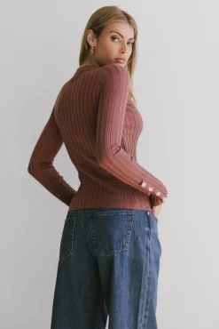 Bohme Lonnie Button Sleeve Sweater in