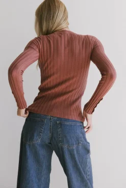 Bohme Lonnie Button Sleeve Sweater in