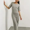 Bohme Lori Ribbed Dress in - FINAL SALE