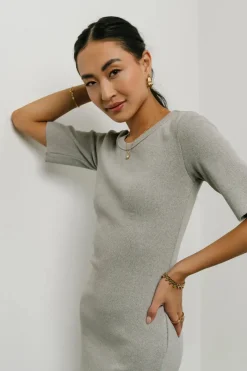 Bohme Lori Ribbed Dress in - FINAL SALE