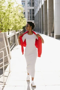 Bohme Lori Ribbed Dress in - FINAL SALE