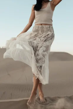Bohme Louise Tiered Tulle Skirt