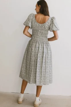 Bohme Lucille Smocked Floral Dress in