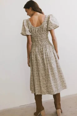 Bohme Lucille Smocked Floral Dress in