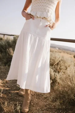 Bohme Luella Denim Midi Skirt