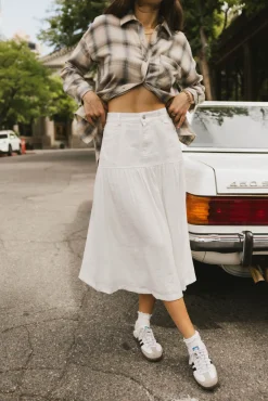 Bohme Luella Denim Midi Skirt