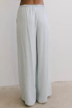 Bohme Luisa Wide Leg Pants in Blue