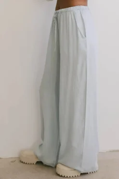 Bohme Luisa Wide Leg Pants in Blue