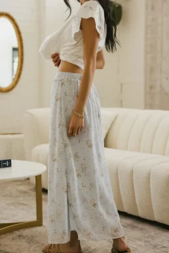 Bohme Luz Floral Maxi Skirt