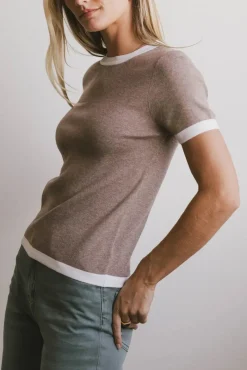 Bohme Maddie Ringer Sweater Top in