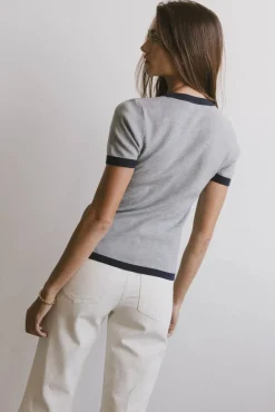 Bohme Maddie Ringer Sweater Top in