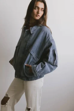 Bohme Maeve Denim Bomber Jacket