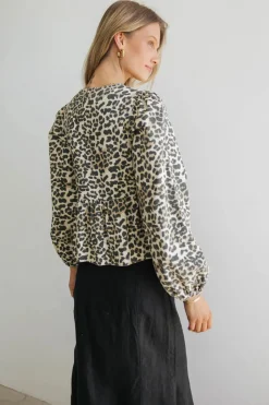Bohme Maggie Peplum Tie Blouse in