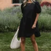 Bohme Maison Textured Mini Dress in
