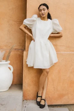 Bohme Maison Textured Mini Dress in