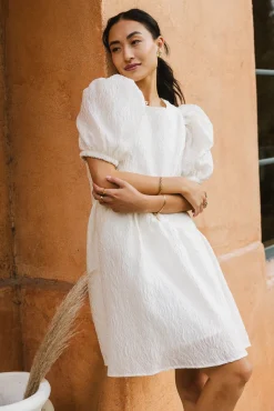 Bohme Maison Textured Mini Dress in