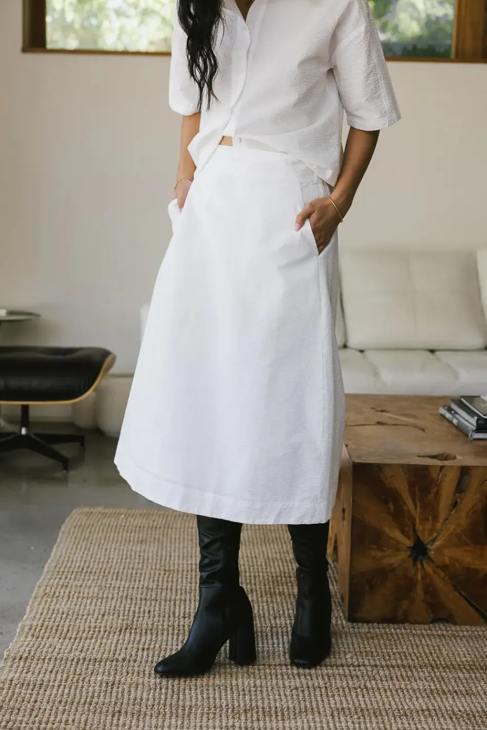 Bohme Mallory Textured Skirt in