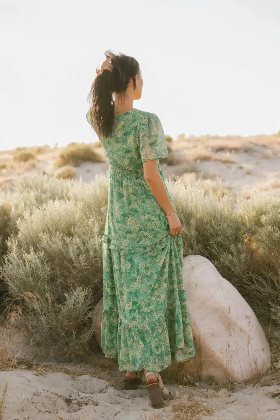 Bohme Manoella Floral Maxi Dress in