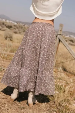 Bohme Mara Tiered Midi Skirt