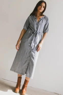 Bohme Marigold Denim Midi Dress