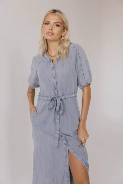 Bohme Marigold Denim Midi Dress