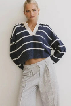Bohme Marina Collared Pullover in