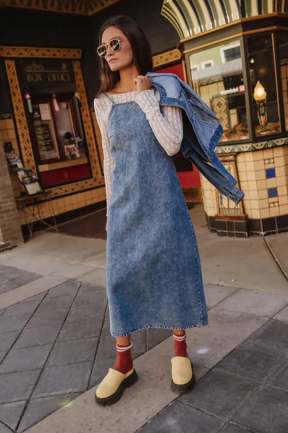 Bohme Marisol Denim Midi Dress