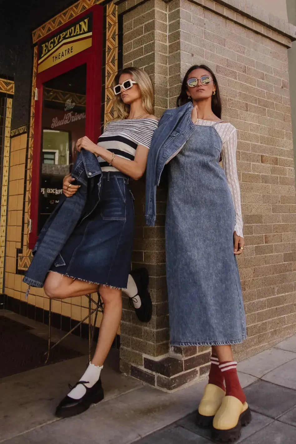 Bohme Marisol Denim Midi Dress