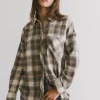 Bohme Markus Plaid Flannel Button Up