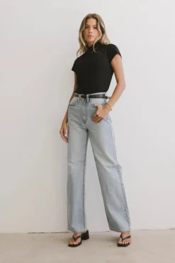 Bohme Marley Mock Neck Tee in