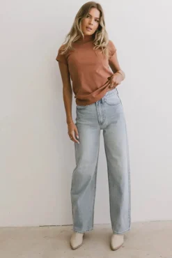 Bohme Marley Mock Neck Tee in