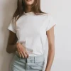 Bohme Marley Mock Neck Tee in