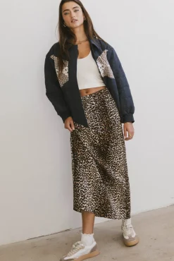 Bohme Marlo Leopard Skirt