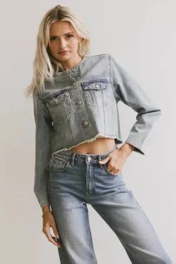 Bohme Marlowe Cropped Denim Jacket