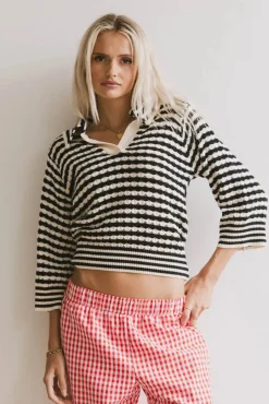 Bohme Mason Collared Sweater in