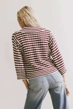 Bohme Mason Collared Sweater in