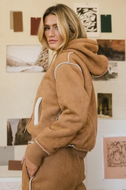 Bohme Mattie Faux Shearling Hoodie in