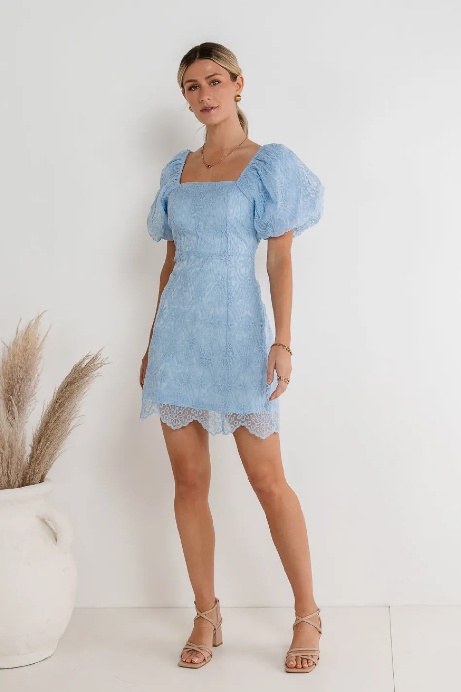 Bohme Maye Lace Mini Dress in - FINAL SALE